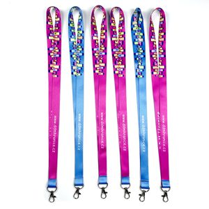 カスタムロゴパーソナライズされたランヤードカスタマイズ染料昇華ポリエステルキーチェーンネックランヤード卸売 - Product Image 5