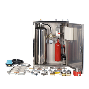 Système d'extinction automatique chimique humide pour hotte de cuisine commerciale modèle USA, construction en acier inoxydable - Product Image 4