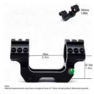 ขาตั้งกล้องแบบ Cantilever ยี่ห้อ BANGBANG พร้อมระบบปรับระดับแนวนอน และความสูงตรงกลาง 1.4 นิ้ว สำหรับท่อขนาด 30 มม./1 นิ้ว สำหรับใช้งานกลางแจ้ง - Product Image 3