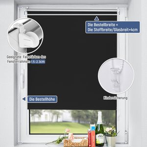 <span class=keywords><strong>Store</strong></span> enrouleur Easy Fix pour fenêtre européenne occultante ou tissu filtrant la lumière Mini pare-soleil <span class=keywords><strong>sans</strong></span> perçage - Product Image 5