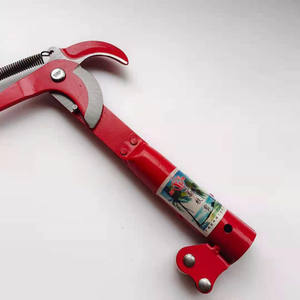 Podadoras de rama alta de doble rueda rojas, cuchilla de 70 mm, acero al manganeso 65, juego individual de podadoras hidráulicas para ramas gruesas - Product Image 5