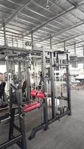 Rack multifonctionnel commercial - <span class=keywords><strong>Cage</strong></span> de <span class=keywords><strong>musculation</strong></span> robuste pour squats, développé couché et tractions - Product Image 5