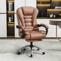 Chaise d'ordinateur, chaise de bureau, chaise de patron, ergonomique, moderne, minimaliste, confortable, pour longues périodes de rester assis, chaise de jeu, chaise de maison