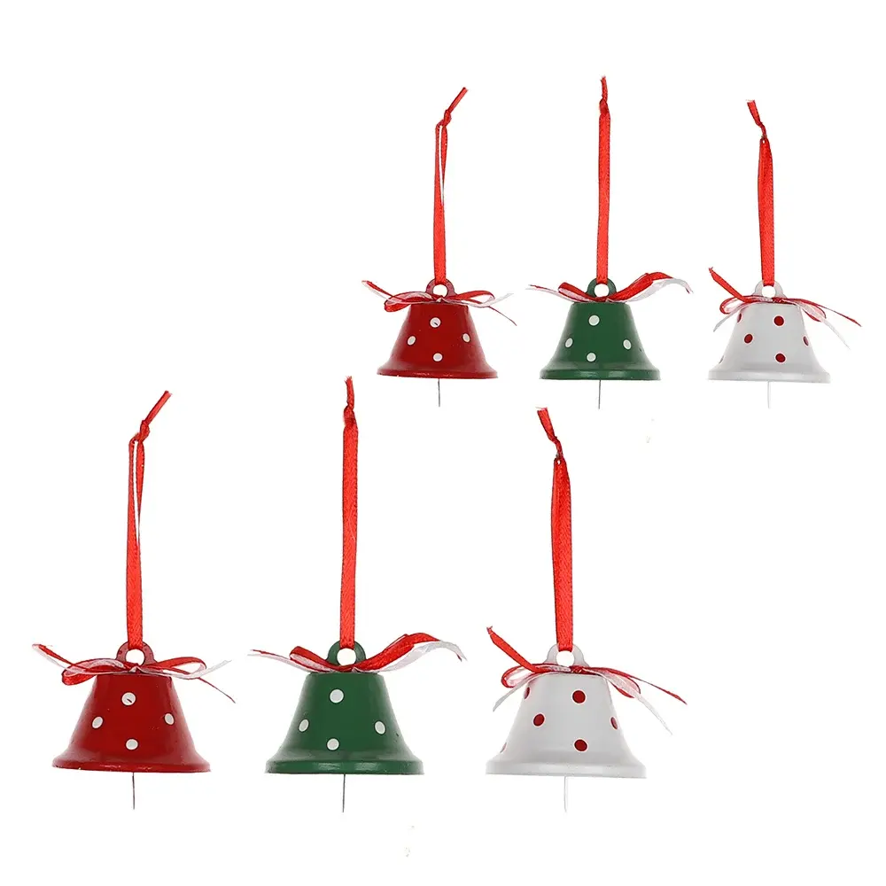 Toptan yüksek kalite özel Metal çan asılı noel ağacı kolye süs Ornament Bell