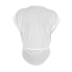 Viviblook J26TP303 T-shirt d'été pour femme, nouveau pull décontracté à col en V profond, haut à manches courtes pour le quotidien - Product Image 5