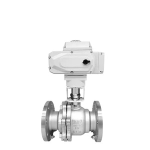 บอลวาล์วไฟฟ้าสแตนเลส Dn80 16 บาร์ แบบมีหน้าแปลน ฟูลบอร์ สำหรับใช้งานในอุตสาหกรรม - Product Image 5