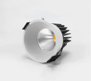 Siêu Sáng Chống Lóa Recessed COB LED Downlight 10 W LED Trần Ánh Sáng Tại Chỗ PIC Nền