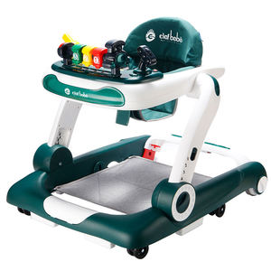 NOUVEAU Trotteur multifonctionnel pour bébé avec roues antidérapantes et silencieuses, panneau de jeu intelligent détachable, jouets pour trotteur, transformable siège-à-levé - Product Image 1