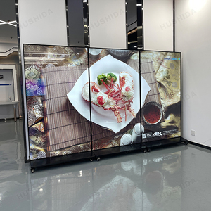 Hushida 4K UHD Android 75 86 98 inch kỹ thuật số dọc tương tác Totem màn hình cảm ứng kiosk LCD quảng cáo hiển thị - Product Image 3