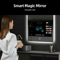 Espejo Mágico Inteligente 2026 con Pantalla Táctil y Tira de Luz LED, Compatible con IPTV para Hoteles, Control Inteligente del Hogar, Marco Personalizado, Espejo de Baño con TV