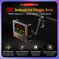 Support universel industriel I2C à rotation 360° avec pince métallique réglable pour multimètre C09 et outils de réparation de téléphone