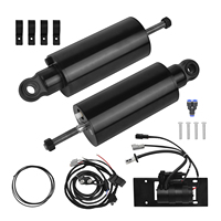 Système de suspension pneumatique pour moto, kit d'amortisseur arrière pour Harley Softail Fat Boy Breakout Heritege Deluxe 2001-2017, kit d'abaissement