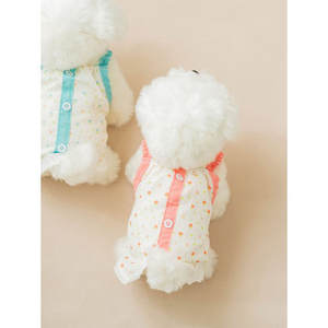 Fiore unico Trench per animali domestici XS piccolo XXL grande campione gratuito floreale gatto e cane in poliestere accessori invernali e autunnali - Product Image 1