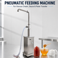Machine d'alimentation pneumatique verticale en acier inoxydable, pompe de transfert de liquide par aspiration pour machine de remplissage