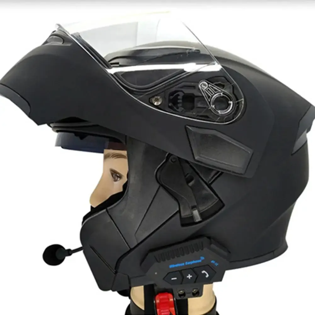 Accesorios para casco de motocicleta SY847 Auriculares inalámbricos manos libres Auriculares BT12 Auriculares en la oreja con micrófono