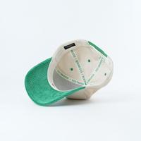 Casquette en velours côtelé OEM avec logo personnalisé, broderie 3D, casquette de baseball à 5 panneaux, casquette structurée