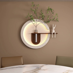 Dipinti decorativi per piante verdi idroponiche <span class=keywords><strong>in</strong></span> stile crema tridimensionale per il soggiorno del ristorante divano paesaggio Still Life - Product Image 4
