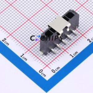 WT5557L-050C-0W Wire-to-Board Pin Header SMD,P=3mm Connector 1x5P 3mm Vertical Mount Micro-Fit (MX 3.0) - Product Image 1