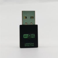 Mini Ordinateur WiFi 6, Dongle USB Wi-Fi Sans Pilote, Adaptateur USB Sans Fil AX900, Récepteur Double Bande 2,4 GHz 5,8 GHz pour Ordinateur Portable