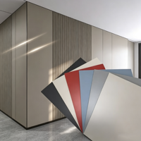 Panneaux muraux doux au toucher, directement de l'usine, panneaux en WPC imperméables, panneaux en cristal de carbone, revêtement mural intérieur pour gymnases, hôtels, cuisines
