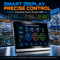 Mochuan - Pantalla HMI Industrial de 7'' con Precio Competitivo, Modelo M007, con Montaje RS232, Pantalla LCD Programable para Control de PLC