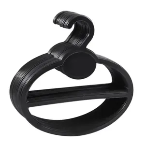 Hijab Hanger Black Factory Price Cheap Round Shape Plastic Clothing Eco Friendly Injection Multifunction Clothes Store Display