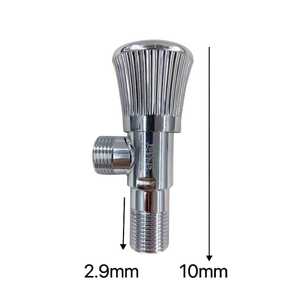 วาล์วมุมเคลือบด้วยไฟฟ้าสแตนเลส เกลียวตัวเมีย 4 มม. รุ่น 060 สำหรับใช้ในงานประปา - Product Image 5