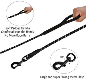 OEM Bergbeklimmen Reflecterende Touw Hondenriem 6 ft Lange Ondersteunt De Sterkste Trekken Grote en Middelgrote Honden - Product Image 2