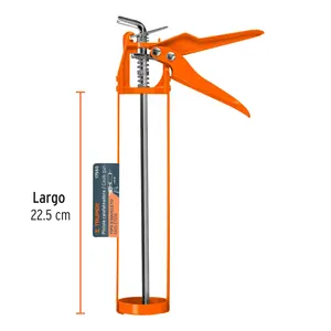 Truper pistola per calafataggio a scheletro industriale per costruzione artigianale con fonte di alimentazione manuale in acciaio e alluminio - Product Image 2