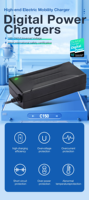 Chargeur de batterie C150 12V6A/24V5A/36V4A/48V3A/60V2A lifepo4 pour scooter e-bike