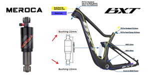 <span class=keywords><strong>Ammortizzatore</strong></span> ad aria Nightarmor H5 per mountain bike 125mm/150mm/165mm/190mm/200mm in lega, <span class=keywords><strong>ammortizzatore</strong></span> posteriore pieghevole per <span class=keywords><strong>MTB</strong></span>, ricambi per ciclismo - Product Image 5