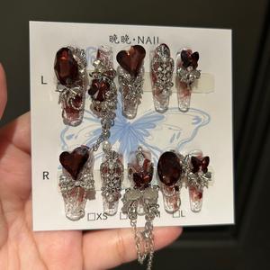 Oem Hottie Fairness-Verbeterende Nail Art Crushed Ice Pure Handgemaakte Draagbare Nagel Plastic Professionele Gebruik Volledige Cover Lijm Nieuw - Product Image 3