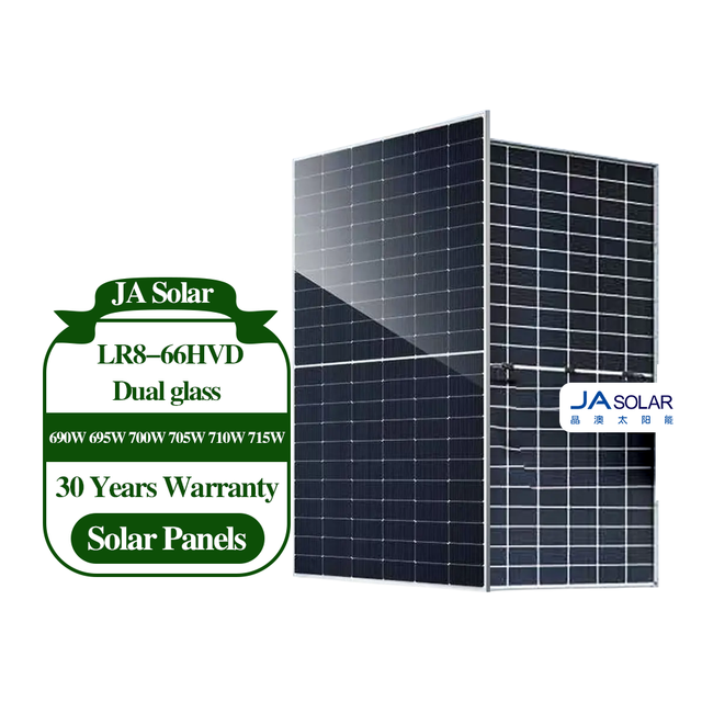 Paneles Solares in Stock 720W Solar Panels a Grade Power 695W 700W 710W 715W 720W Bifacial Half Cell Solar Panels