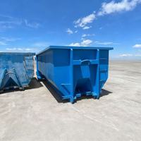 Usine Durable 20 Yard Roll off Dumpster Hook Lift Container Poubelle pour le transport et la collecte des déchets