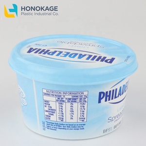 Venta al <span class=keywords><strong>por</strong></span> mayor eco amigable reciclable logotipo personalizado impreso IML de embalaje desechable de 250g <span class=keywords><strong>ronda</strong></span> pp de helado de plástico taza con tapa - Product Image 5