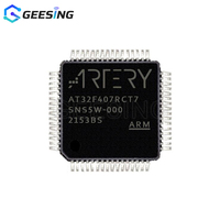 Microcontrolador ARM Cortex-M4F de 32 bits, 240MHz, 256KB Flash, LQFP-64 con FPU, DSP, Ethernet, 8xUART, Grado Industrial, AT32F407RCT7