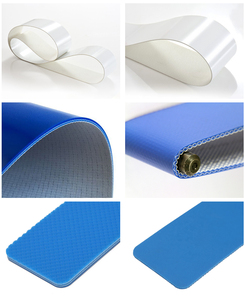 Food Grade Pu Pvc Transportbanden Met Rok Klampen Gids Strip Lift Anti-Slip Klim Transportband - Product Image 3