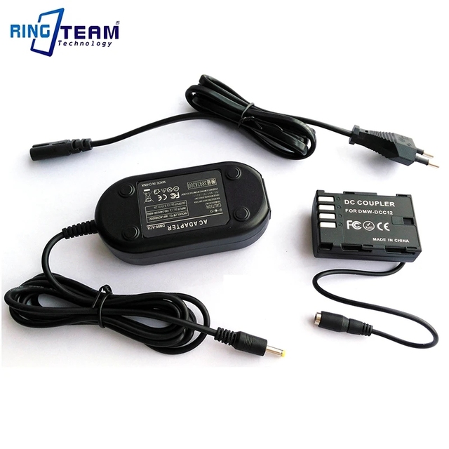 DMW-DCC12 + DMW-AC8 AC Power Adapter Combo for Pana Sonic Lumix DMC-GH3 DMC-GH4 DMC GH3 GH4 GH5 G9 DMCGH4 Cameras