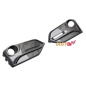 Nouvelles protections de feux antibrouillard avant en fibre de carbone style OTD avec ailerons et éventails pour Honda Civic 10ème génération TYPE R FK8 - Tuning automobile - Product Image 3