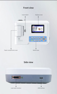 CONTEC Ecg300g Machine Ecg portable à 3 canaux Machine de <span class=keywords><strong>cardiotocographie</strong></span> - Product Image 4