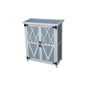 <span class=keywords><strong>Armoire</strong></span> de <span class=keywords><strong>rangement</strong></span> extérieure avec 3 étagères, abri de jardin en bois avec toit étanche, abri à outils extérieur pour cour, patio, pelouse, terrasse - Product Image 2