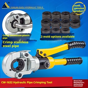<span class=keywords><strong>Pince</strong></span> <span class=keywords><strong>à</strong></span> <span class=keywords><strong>sertir</strong></span> <span class=keywords><strong>hydraulique</strong></span> manuelle CW-1632 pour tuyaux <span class=keywords><strong>à</strong></span> paroi mince en acier inoxydable et aluminium-plastique - Product Image 2
