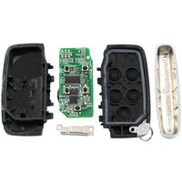 Clé de voiture intelligente à distance à 5 boutons 315Mhz / 433Mhz avec puce ID49 pour Land Rover Range Rover Sport Evogue LR4 2012-2017 FCC ID: KOBJTF10A
