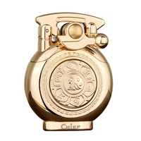 Briquet à silex compact vintage en alliage de zinc CHIEF, rechargeable, pour huile et kérosène, personnalisable avec logo, idéal pour cigarettes, cadeaux d'affaires, portable