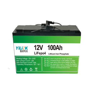 Yilink baterai tenaga surya 12v 100AH, baterai Lithium siklus dalam kualitas tinggi untuk kendaraan rekreasi - Product Image 3