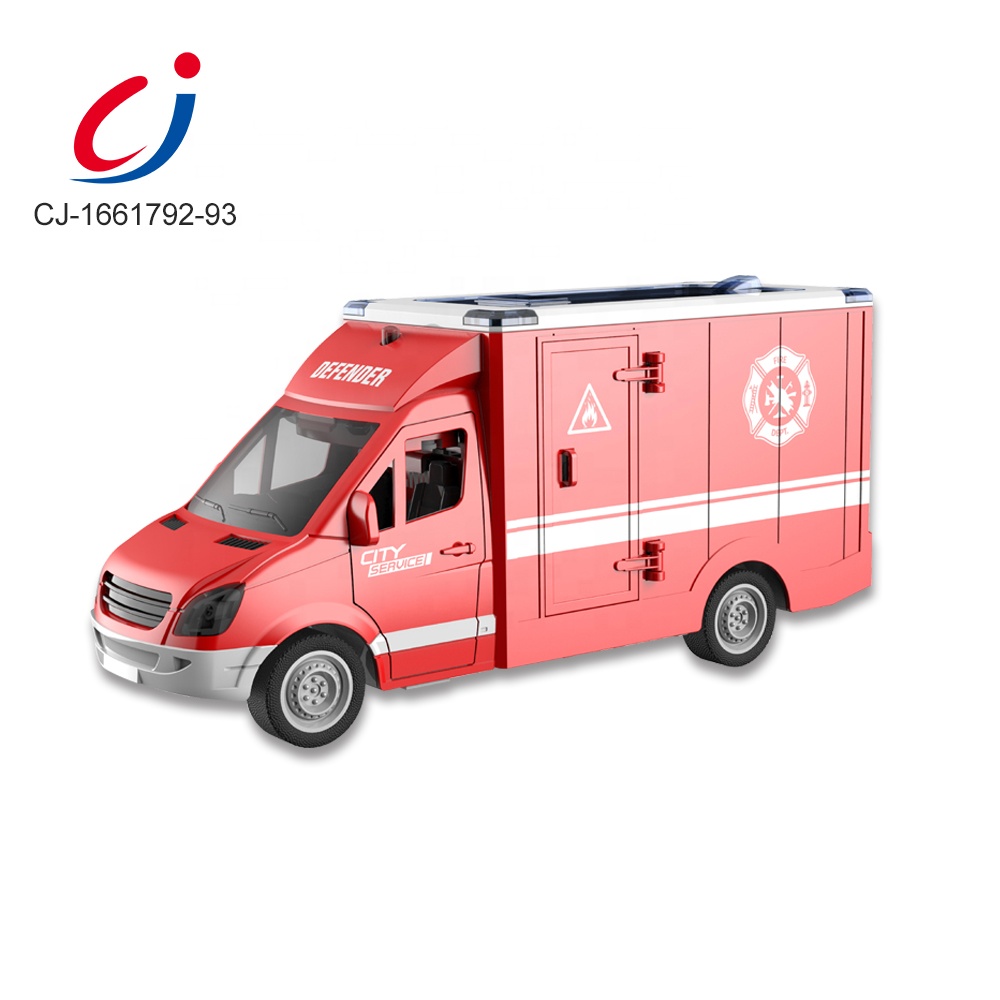 Hot Sale 1:16 Inertial Friction Toy Ambulance - Kid Sound