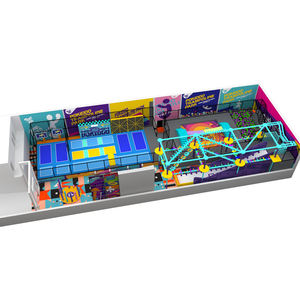 Bettaplay 497SQM Parque <span class=keywords><strong>de</strong></span> Juegos Inflable, Circuito <span class=keywords><strong>de</strong></span> Cuerdas, Centro <span class=keywords><strong>de</strong></span> Juegos para Niños para Uso Comercial - Product Image 1