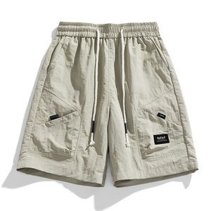 Pantalones Cortos Cargo de Secado Rápido para Hombre, Estilo Urbano Americano, para Verano y Actividades al Aire Libre, con Bolsillos - Product Image 2