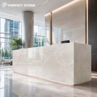 Dalle de marbre blanc Aran PerfectStone, marbre blanc Magnolia pour mur de villa, sol, comptoir, décoration intérieure