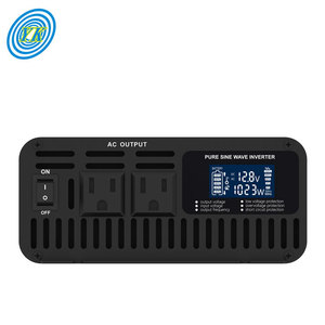 Bộ Biến Tần Nguồn Xe Hơi 12 24 48 60 72 Volt Đến 110 220 Volt 1000Watt Dc Sang Ac - Product Image 5